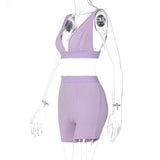 Biker Shorts 2 Piece Set