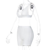 Biker Shorts 2 Piece Set