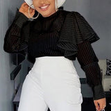 See-Through Zipper Top