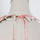 The Floral Print Backless Dress