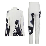 It’s In Black & White Suit Set