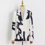 It’s In Black & White Suit Set