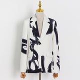 It’s In Black & White Suit Set