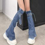 Belt Denim Socks