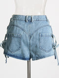 On My Side Lace Up Shorts