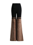 Up To Here Denim Trouser Pant