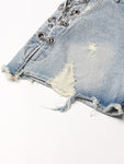 High Waist Chain Shorts