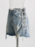 High Waist Chain Shorts