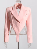 Backless Bodysuit Blazer