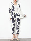 It’s In Black & White Suit Set