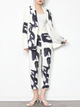 It’s In Black & White Suit Set