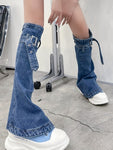Belt Denim Socks