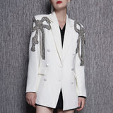 Put A ribbon On Me Diamond Blazer