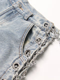 High Waist Chain Shorts
