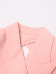 Backless Bodysuit Blazer