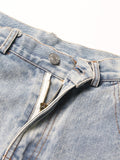 High Waist Chain Shorts