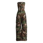 Camouflage Cargo Jumpsuit