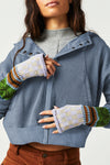 Waffle-Knit Long Sleeve Hooded Jacket