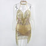 Drip Sequin Dress
