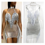 Drip Sequin Dress