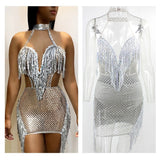 Drip Sequin Dress