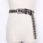 Leather Chain Belt