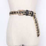 Leather Chain Belt