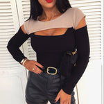 Don't Cut Me Off Patchwork Blouse
