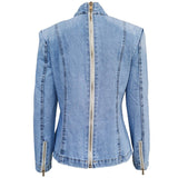 Dutchess Bow Denim Top