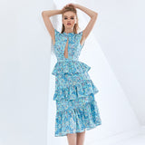 Ruffle Sleeveless Dress