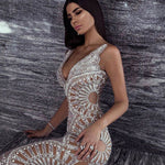 Always The Superstar Never The Camera  Man - Sequin Silver Dress