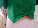 Green With Envy Vintage Ruffle Blouse