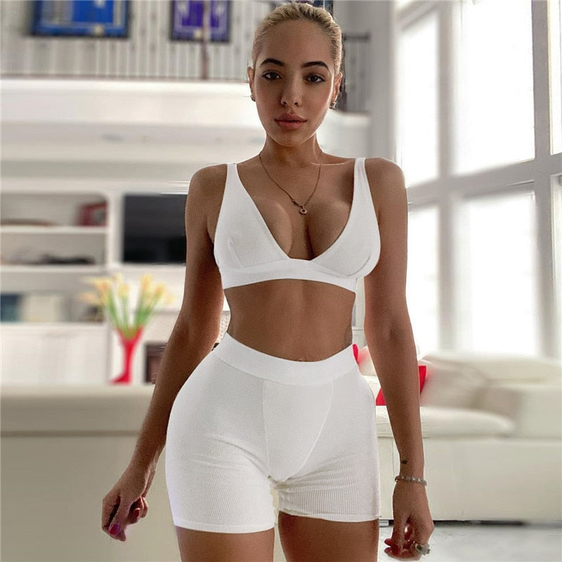 Fitness Backless 2piece Set Women Biker Shorts Set Summer Two Piece Custom  Biker Shorts Set - China Men Designer Sweater Clothing and Luxury Designers  Clothing Fashions price