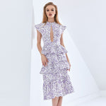 Ruffle Sleeveless Dress