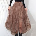 Charming Ruffle Midi Skirt