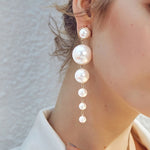 Dropping Pearls Earrings