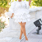Huffin & Puffin  Ruffle Tiered Mini Dress