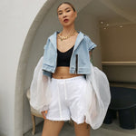 Mesh Denim Jacket