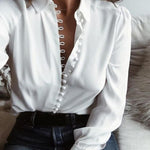 What Time Is The Meeting Button Blouse